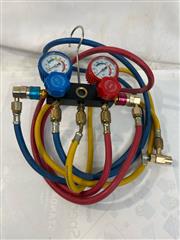 HVAC GAUGES & HOSE SET (al)